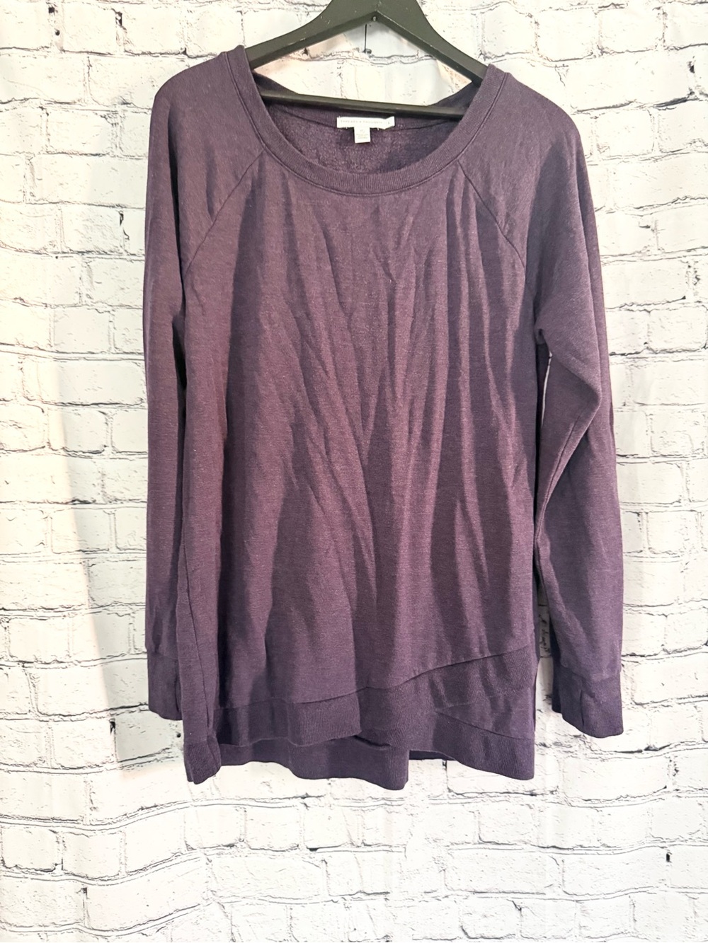 Threads 4 thought. Purple sweatshirt. Size L